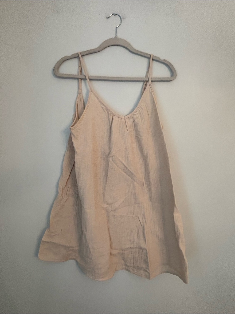 Shade and Shore Beige Gauze Cover Up NWOT